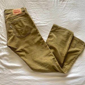 Levis 514 Corduroy Pants 31X32